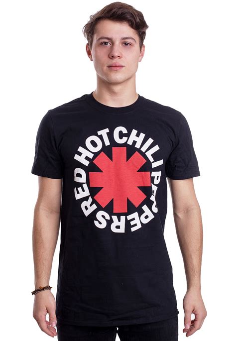 red hot chili peppers classic asterisk t shirt impericon au