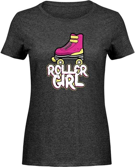 Camiseta Para Mujer De Roller Girl Skater Girl Amazones Ropa