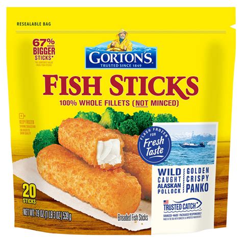 Save On Gortons Breaded Fish Sticks 20 Ct Frozen Order Online