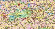 Map of Berlin tourist attractions, sightseeing & tourist tour