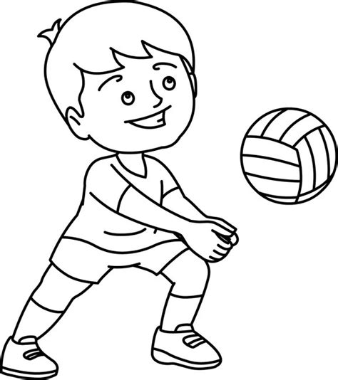 Design 85 Of Kids Playing Sports Clipart Black And White