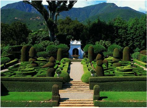 Italian Renaissance Inspired Garden Santa Barbara Style Parterre