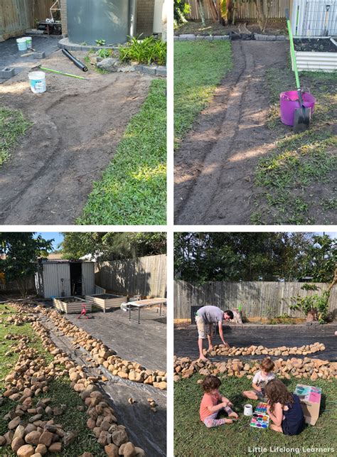 How To Make A Dry Creek Bed For Your Backyard Little Lifelong Learners
