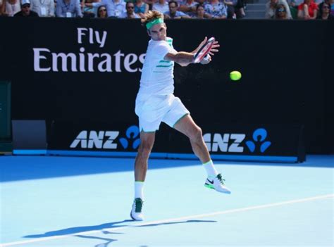 Seventeen Times Grand Slam Champion Roger Federer Of Switzerland In