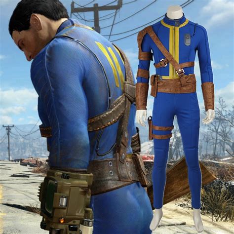 Pc Game Fallout 4 Nate Costume Cosplay Adult Men Male Sole Survivor
