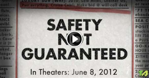 Safety Not Guaranteed Mission Training