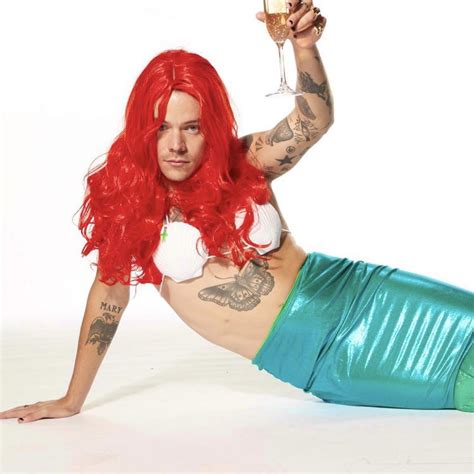 Harry Styles Is Ariel From The Little Mermaid In These Resurfaced Pictures Which Are Getting