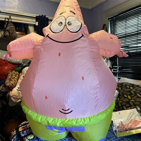 Patrick Star Inflatable Adult Costume Spongebob Party Halloween Fun Usa