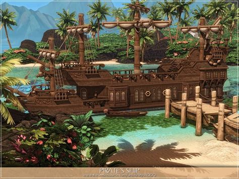Pirates Ship By Mychqqq From Tsr • Sims 4 Downloads