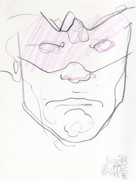Moebius Galactus Convention Sketch 1998 Wb Comic Art Colour