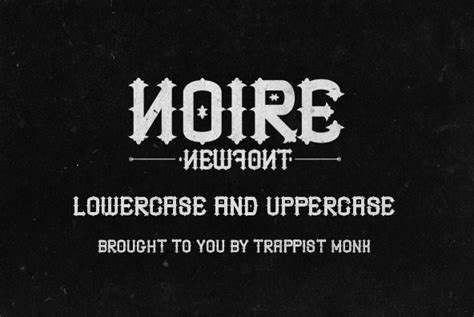 Noire Font Youworkforthem