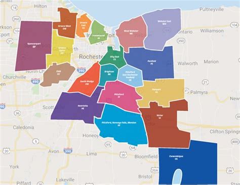 Rochester Ny Map With Zip Codes