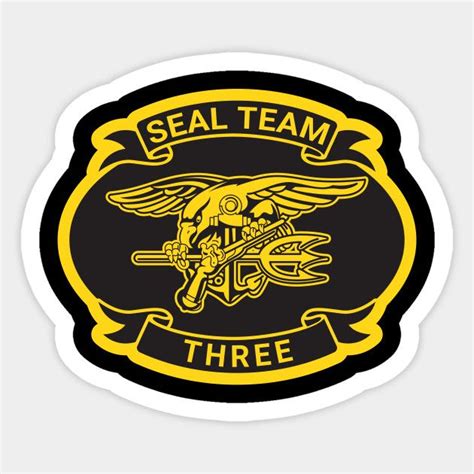 Seal Team 3 Seal Team 3 Sticker Teepublic Us Navy Seals Navy