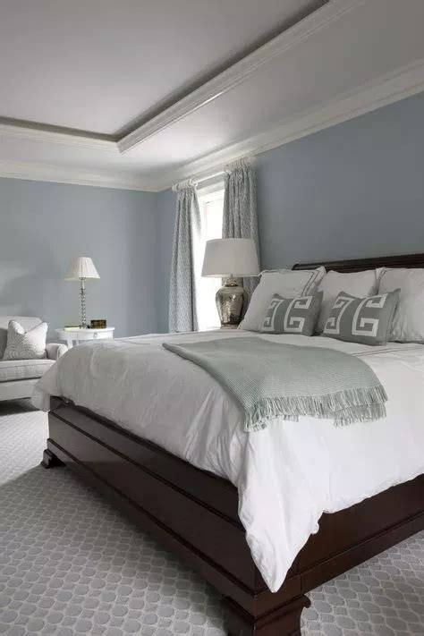 This post with all the room examples has helped so much. benjamin moore light blue gray bedroom - Google Search ...