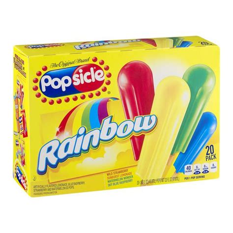 Popsicle Rainbow Ice Pops 20 Ct Hy Vee Aisles Online Grocery Shopping