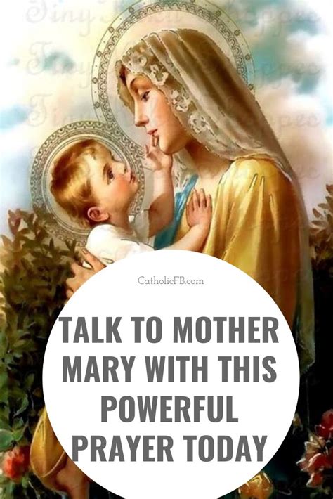 Talk To Mother Mary Now She Will Intercede For You Powerful Morning Prayer Morning Prayers