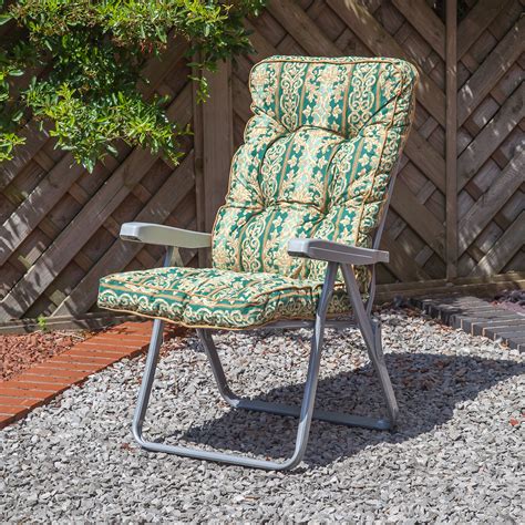 Garden furniture waterproof cover outdoor chair cushions fit rattan seat pads. Alfresia Luxury Garden Recliner Chair Cushion | eBay