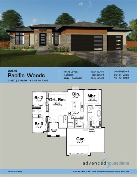 Single Story Modern House Floor Plans 5 Pictures Easyhomeplan