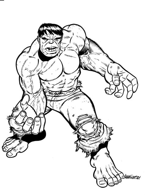 Hulk Coloring Pages Printable