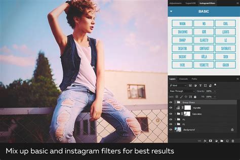 Instagram Filters Photoshop Panel Photoshop Filters Instagram Filter