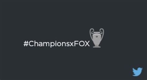 Campaña De Promoción Champions League Tiene Un Twitter Emoji Especial
