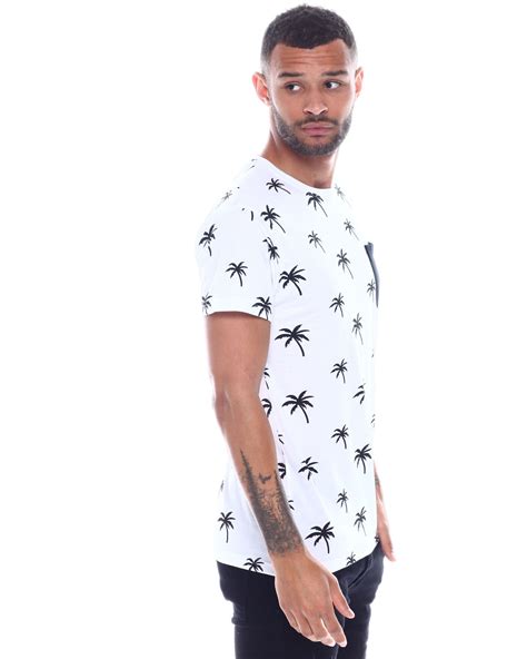 Buy Ss Mens Palm Tree All Over Print T Shirt Mens Shirts From Buyers Picks Find Buyers Picks