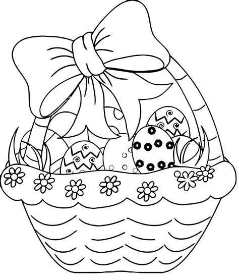 Dessin de Pâque gratuit à imprimer et colorier - Coloriage de Pâques