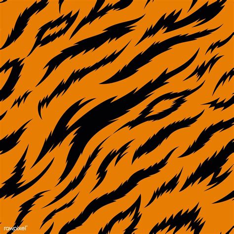 Tiger Stripes Seamless Vector Pattern Free Image By Rawpixel Com