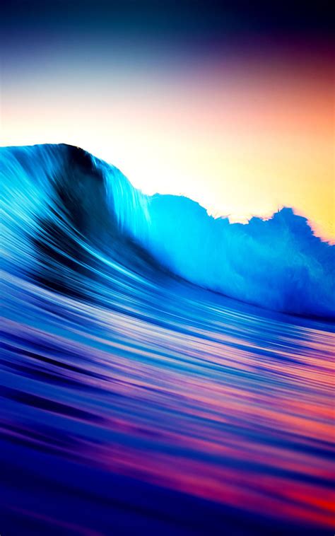 Colorful Ocean Wave 4k Ultra Hd Mobile Wallpaper