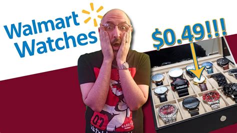 How Bad Are The Cheapest Watches From Wal Mart Youtube