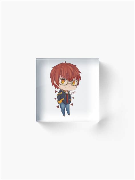 Mystic Messenger 707 Chibi Acrylic Block For Sale By Bloodyviper13