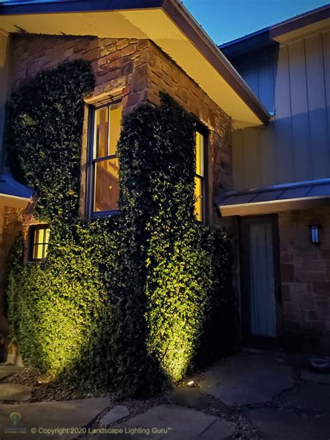 Walls Pop With Wall Grazing Landscape Lighting Guru