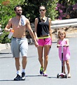 Alessandra Ambrosio and fiance Jamie Mazur out working out with their ...