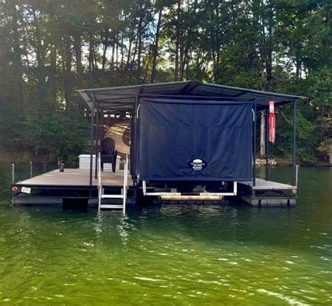 Moon Contracting Custom Dock Builders Llc The Touchless Boat Cover