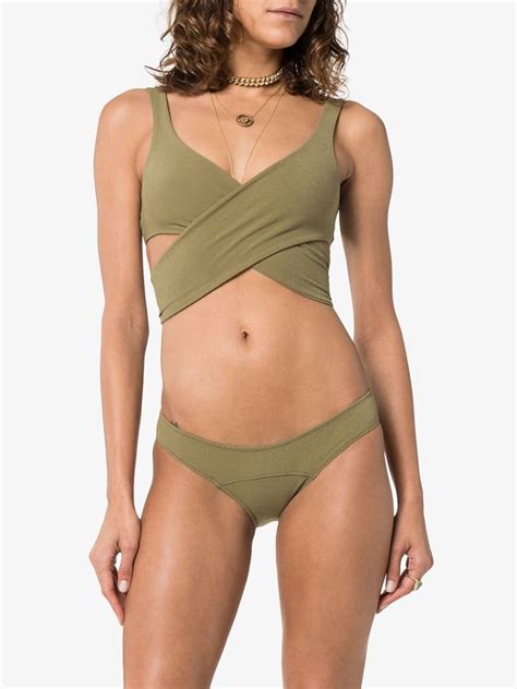 Lisa Marie Fernandez Wrap Around Tie Bikini Flattering Swimsuits For 2019 Popsugar Fashion