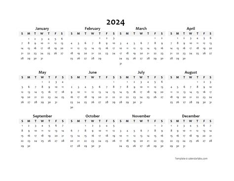 2024 Blank Calendar Sheets Templates Printable Beth Marisa