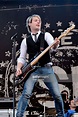 David Desrosiers of Simple Plan performs on stage during the first day ...