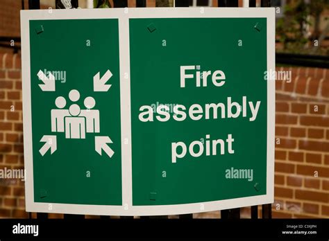 Fire Assembly Point Stock Photos And Fire Assembly Point Stock Images Alamy