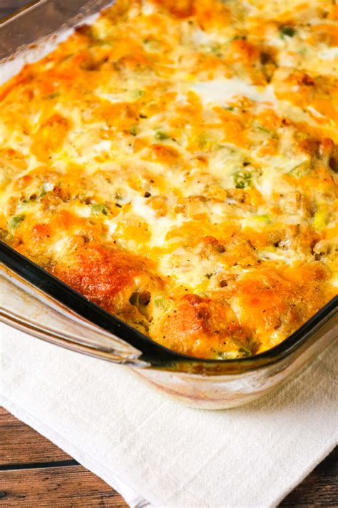 Breakfast Casserole With Biscuits This Is Not Diet Food