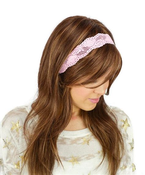 Lightpinklaceheadbandpinkstretchheadbandwomenbyjuicybows8