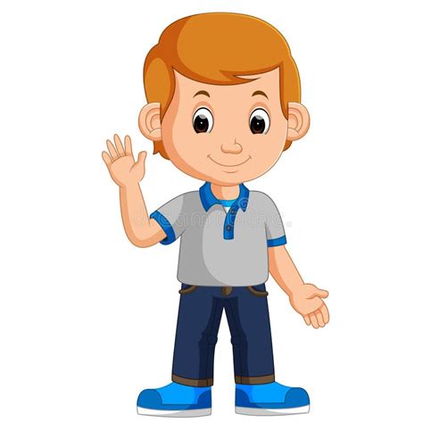 Cartoon Boy Images Illustration Of Cute Schoolboy Cartoon Download A