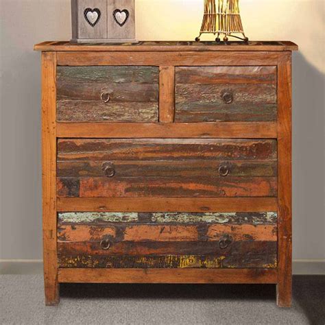 Appalachian Country Reclaimed Wood Rustic Dresser Chest With Images