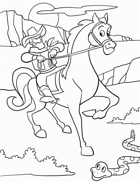 It denotes a rider hired to look after the herd. Cowboy Coloring Pages