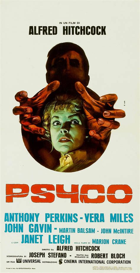 Psycho 1960 Poster For The Italian Release 10171982 R