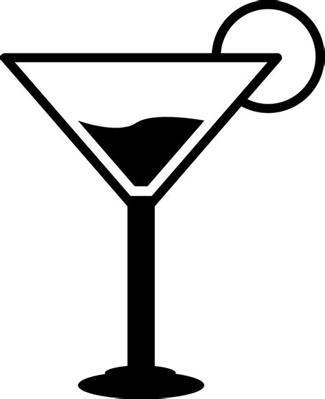 Cocktail Glass Svg Png Icon Free Download (#58605) - OnlineWebFonts.COM