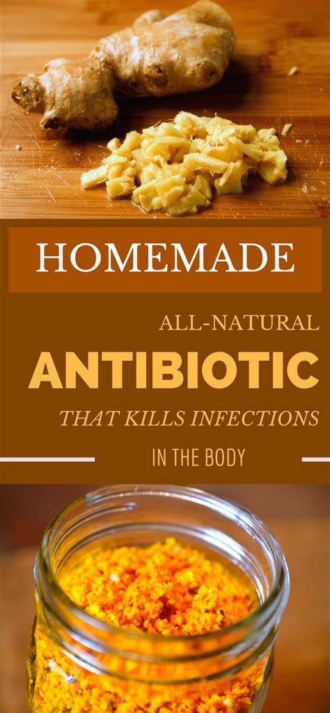 Homemade All Natural Antibiotic That Kills Infections In The Body