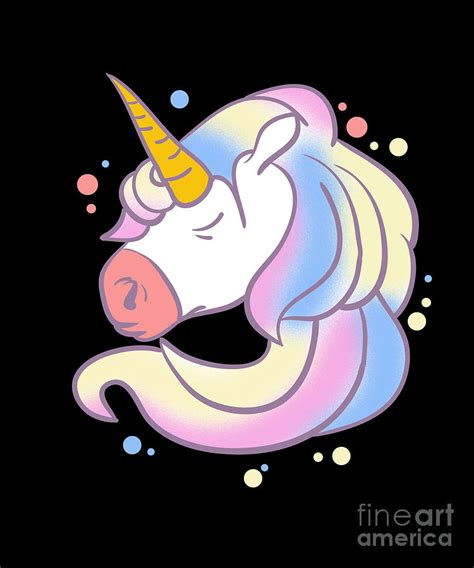 Unicorn Head Magical Creatures Magic Fantasy Rainbow Fairytale Myth