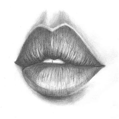 How To Draw Realistic Lips With Pencil Lipstutorial Org