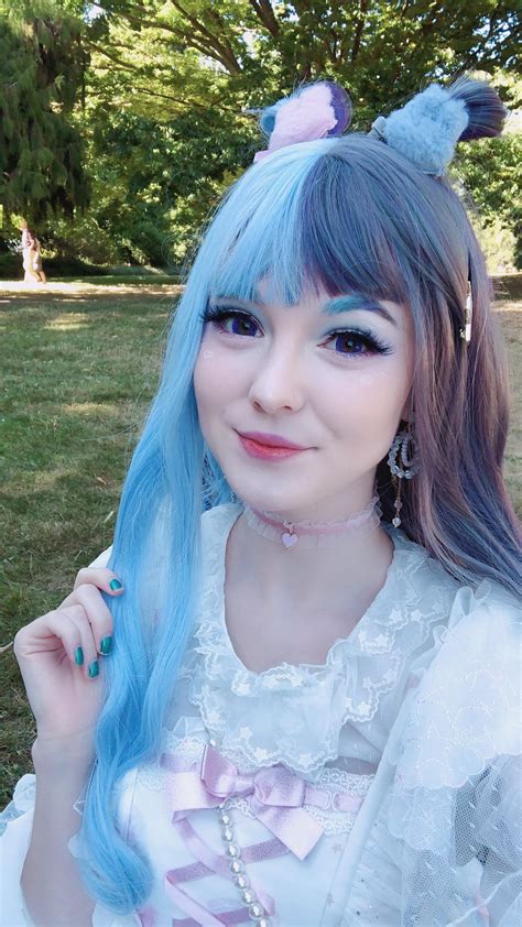Self Sweet Lolita Makeup And Cord I Did For A Picnic With Friends 3