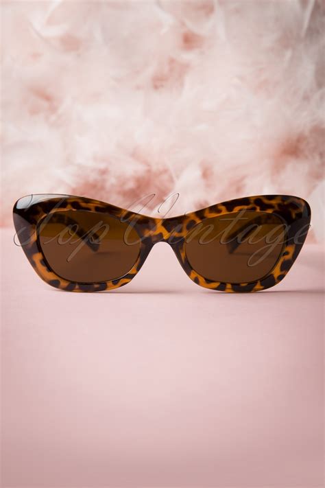 50s Elegant Retro Cat Eye Glasses Tortoise